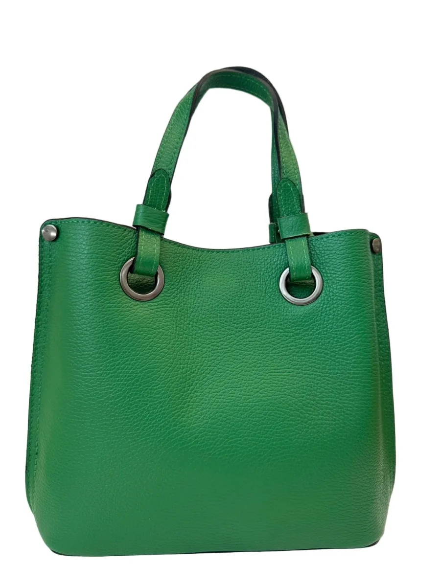 BZNA Bag Hana Esmerald Green Leder Italy Damen Handtasche Schultertasche Tasche – Bild 3