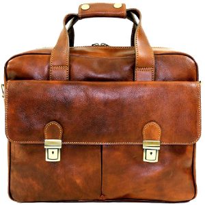 BZNA Firenze Bag Renato cognac Business Handtasche Bag vegetable tanned Italy Designer Damen Laptop Ledertasche Schultertasche Tasche Leder Neu