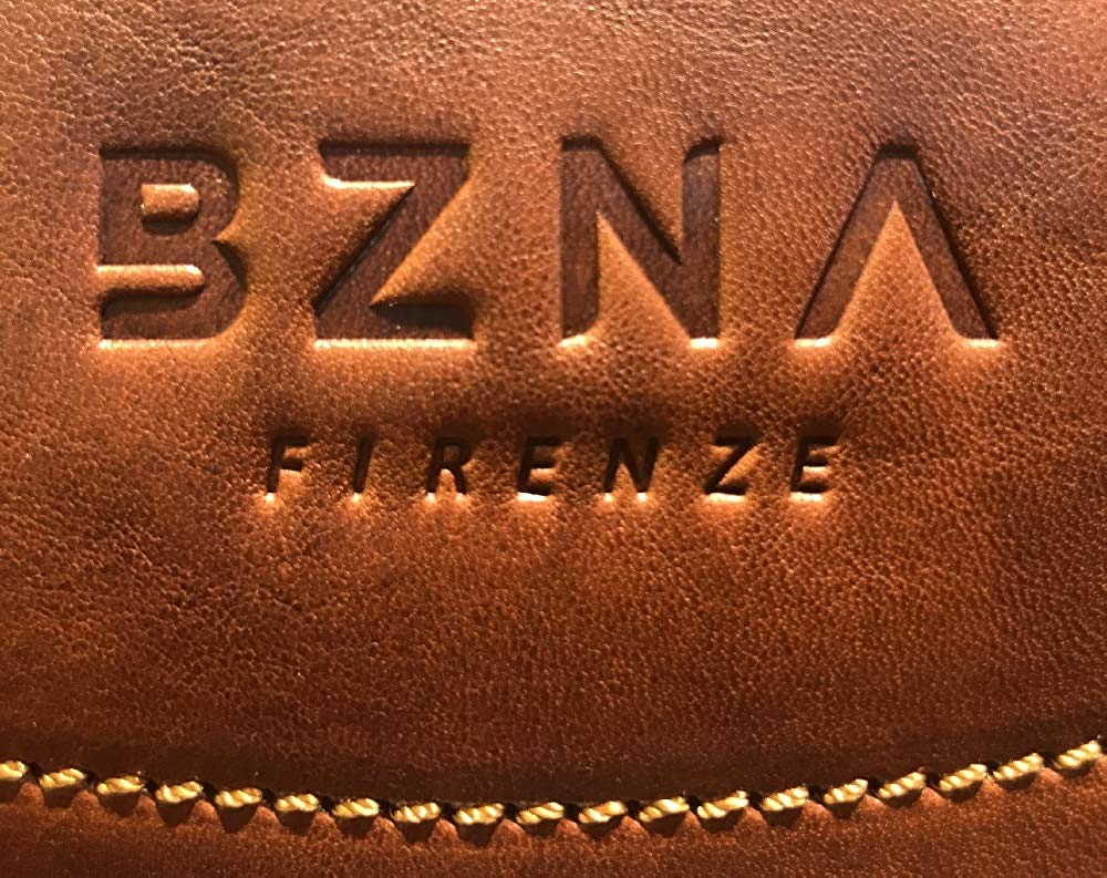 BZNA Firenze Bag Domenico Piccolo braun Trolley Weekender Rollkoffer Reisetasche Business Bag Italy Handtasche Tasche Leder Neu – Bild 7