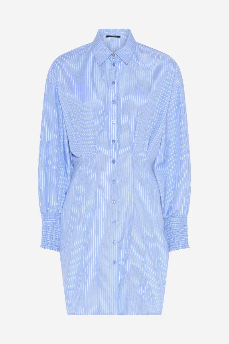 BorassusBBLinne dress - Light blue stripe – Bild 6