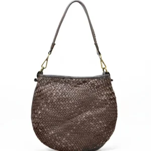 BZNA Bag Alesa Braun Italy Designer Beutel Umhängetasche Damen Handtasche Leder